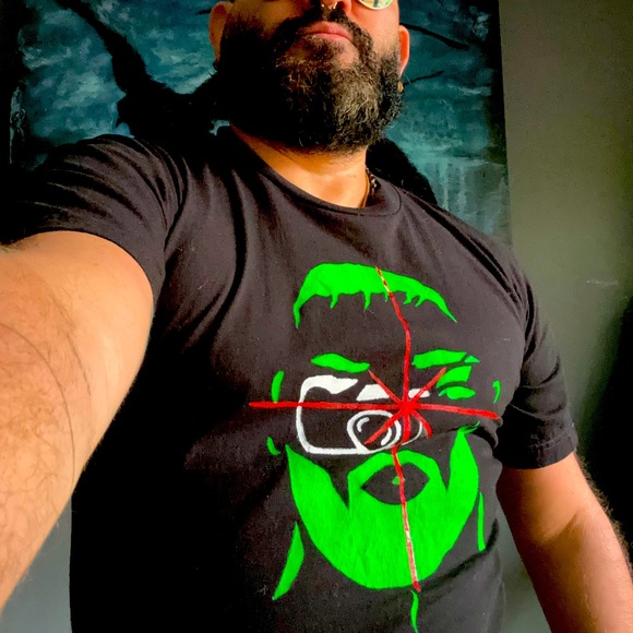 hand painted! Cast&Crew TShirt for the film: Todd Verow’s “You Can’t Stay Here” - Picture 2 of 6